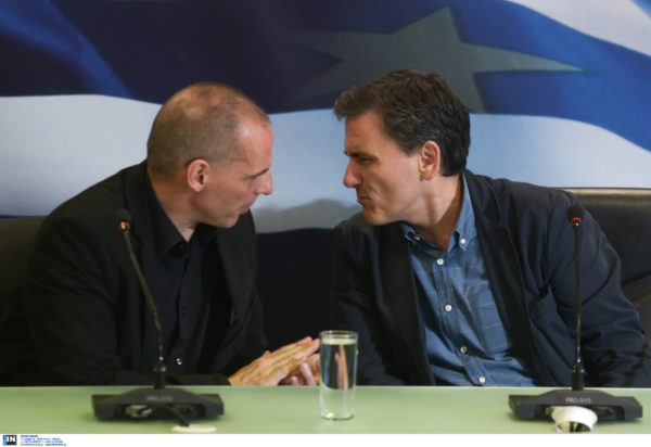 Γιάνης Βαρουφάκης Ευκλείδης Τσακαλώτος