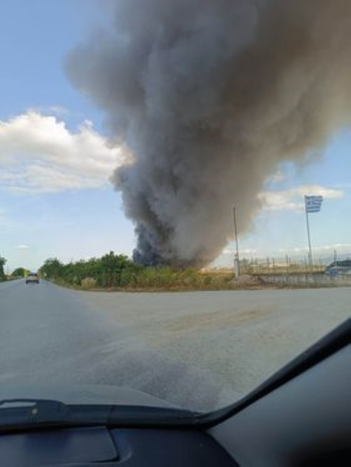 Φωτιά Λάρισα