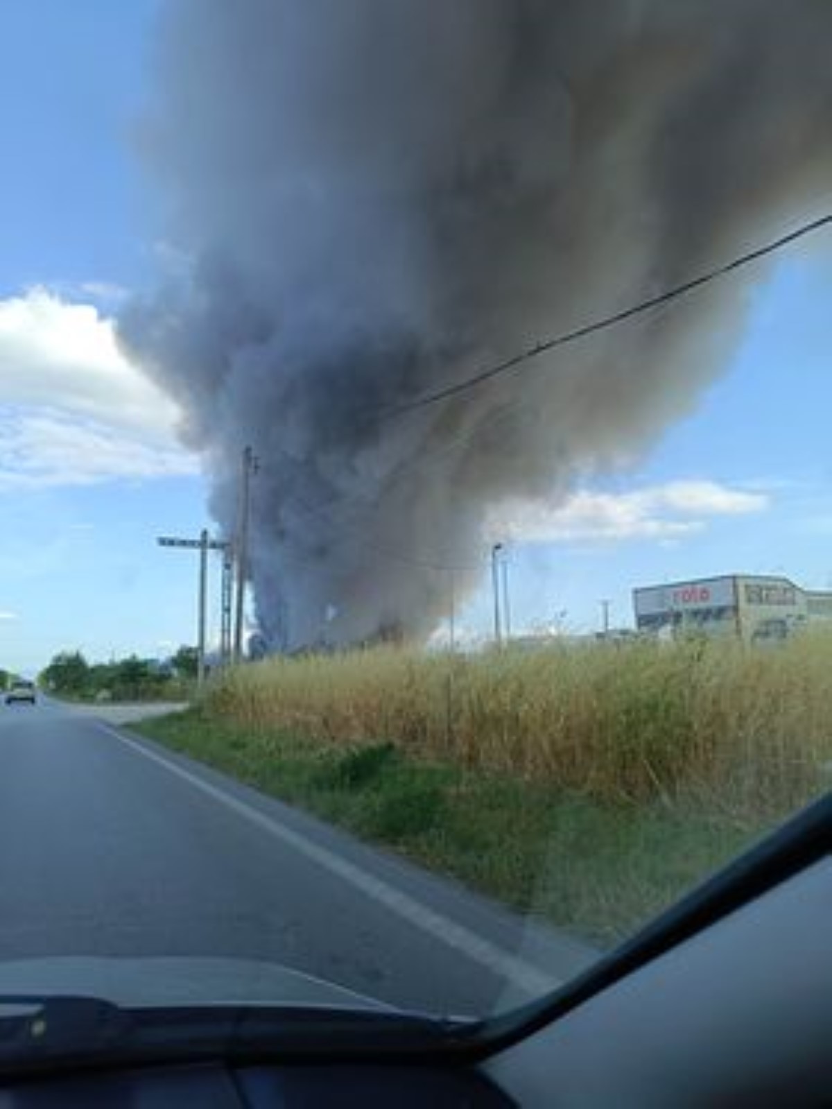 Φωτιά Λάρισα