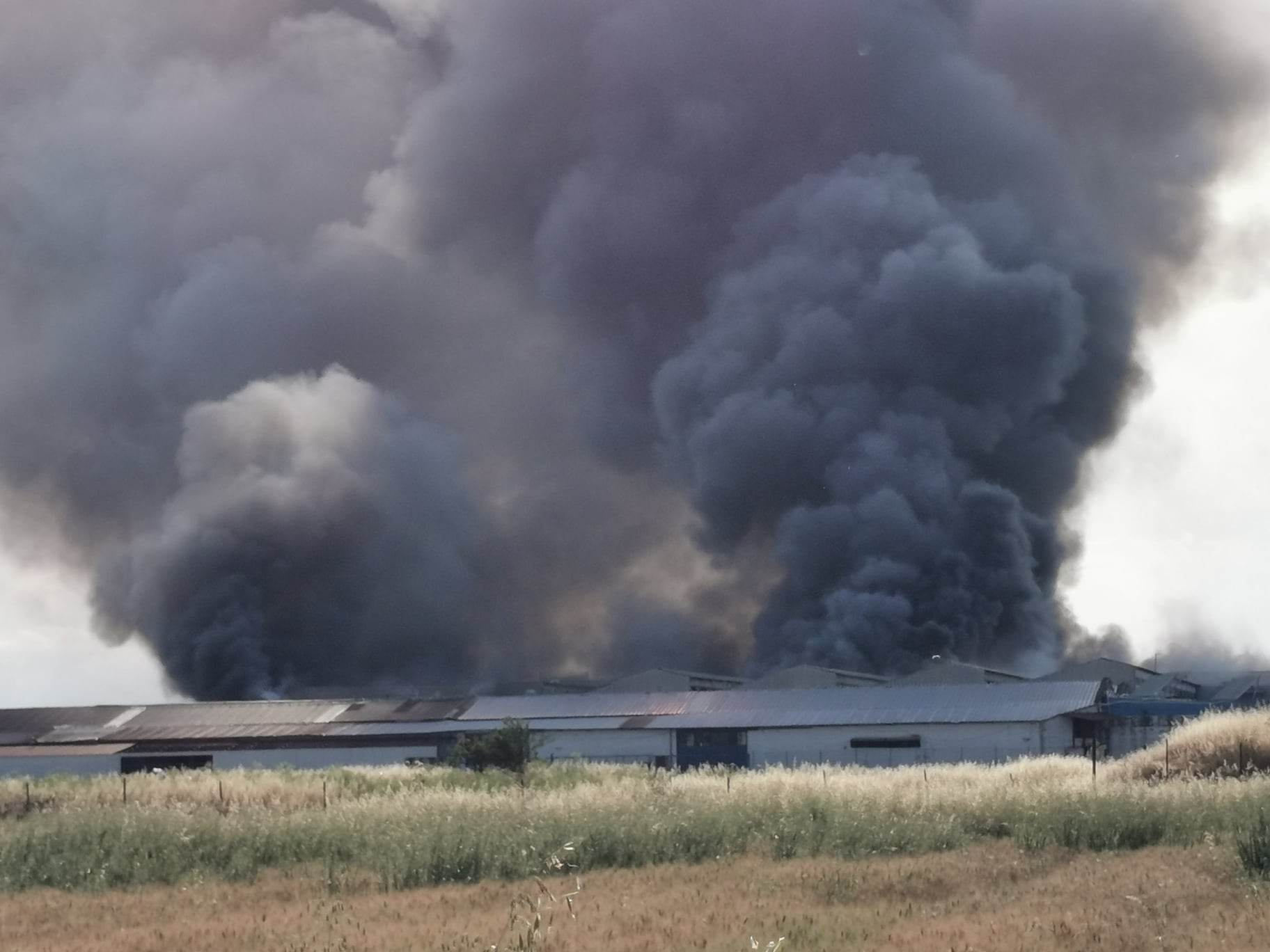 Φωτιά Λάρισα