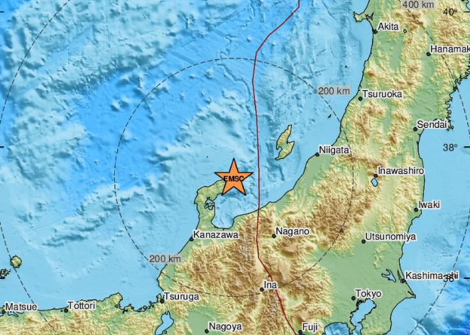 Σεισμός στην Ιαπωνία