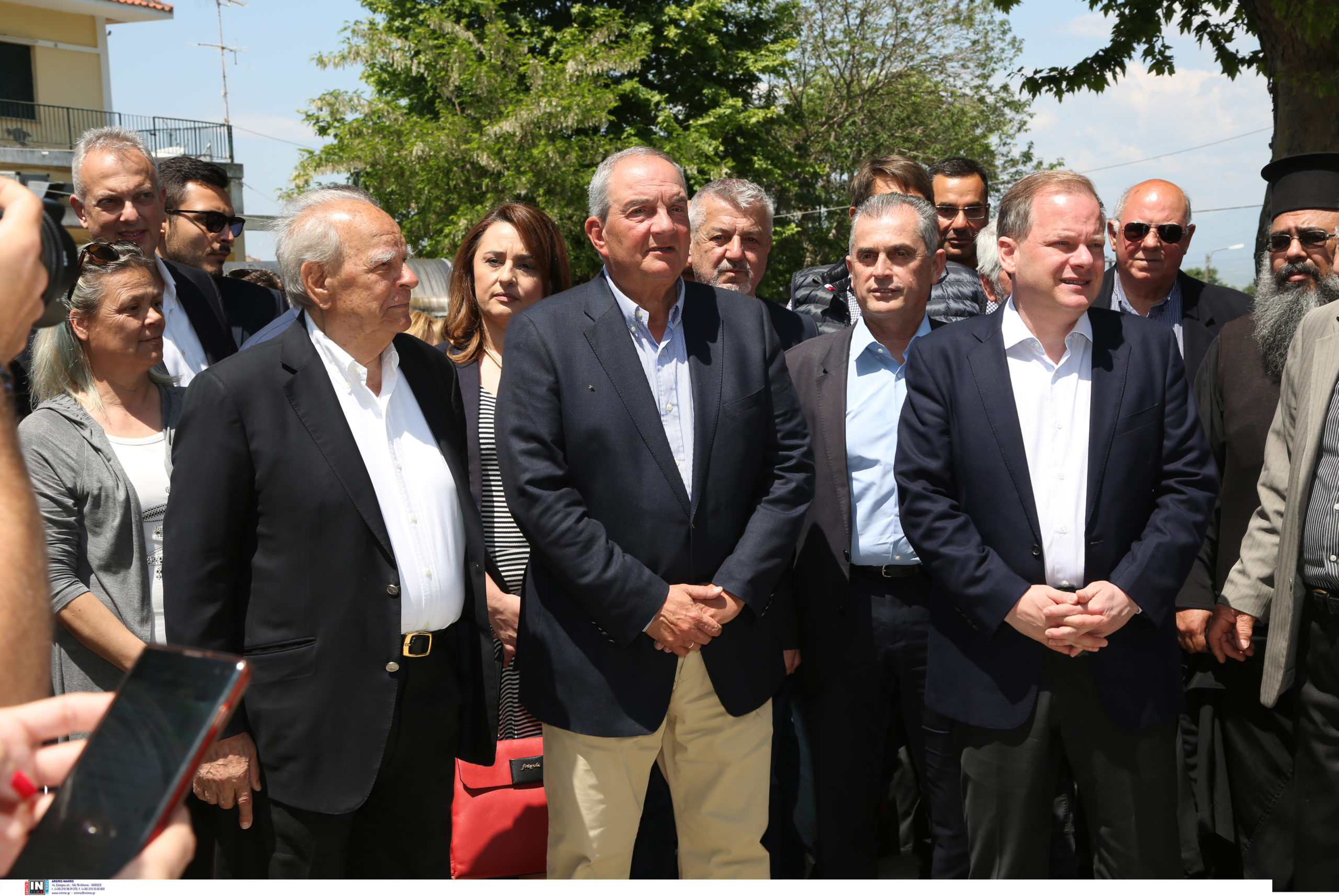 Εκλογές 2023: Ο Κώστας Καραμανλής στο πλευρό του Κώστα Αχ. Καραμανλή στην Πρώτη Σερρών