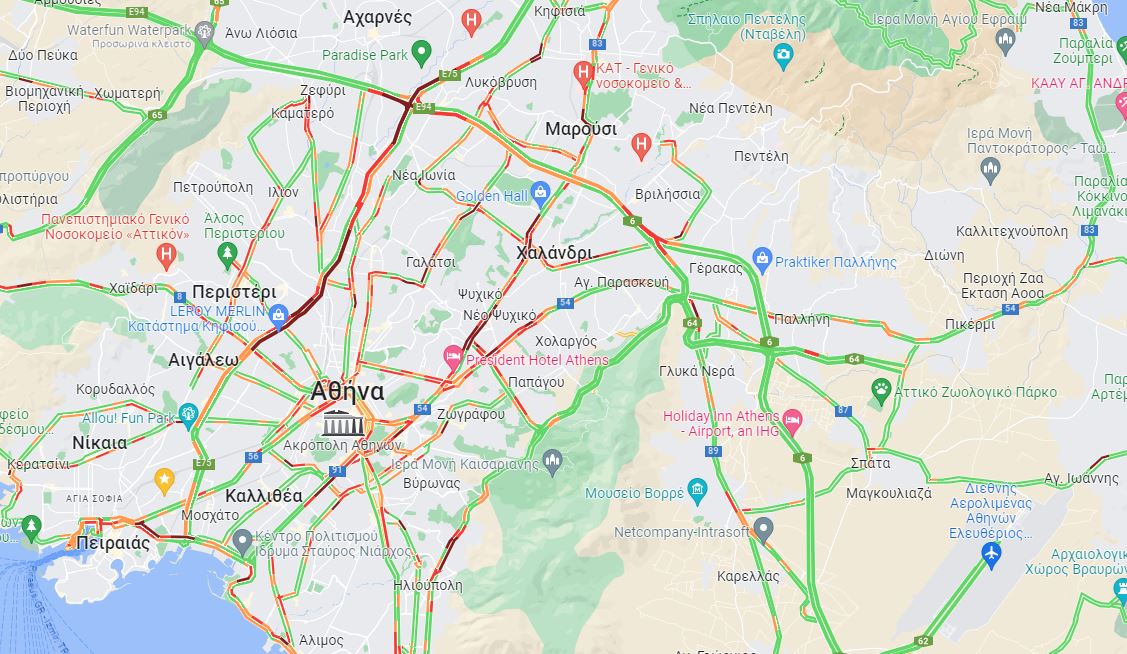 ο χάρτης της κίνησης