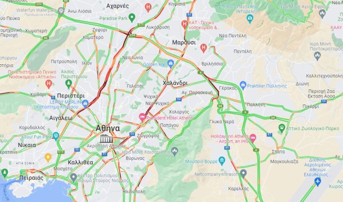 Χάρτης της κίνησης