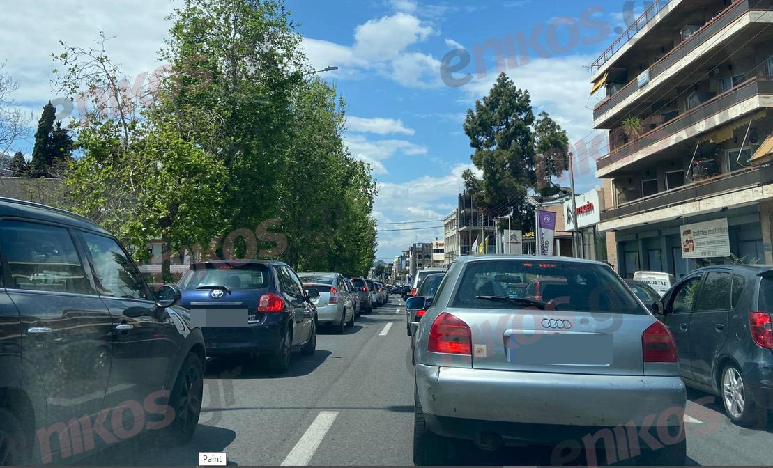 Αυξημένη κίνηση στην Λεωφόρο Μεσογείων