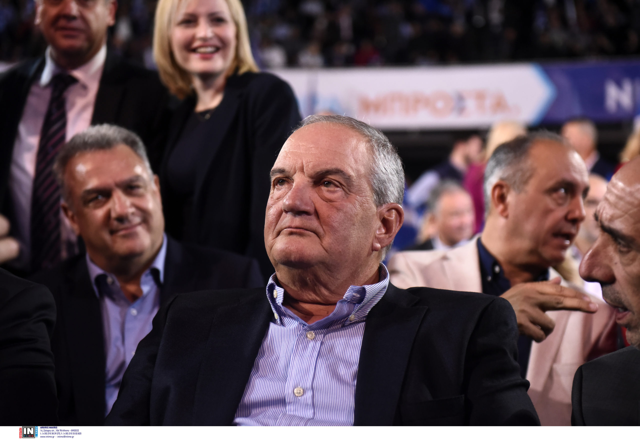 Θεσσαλονίκη Παρών στην ομιλία Μητσοτάκη ο Κώστας Καραμανλής ΦΩΤΟ και