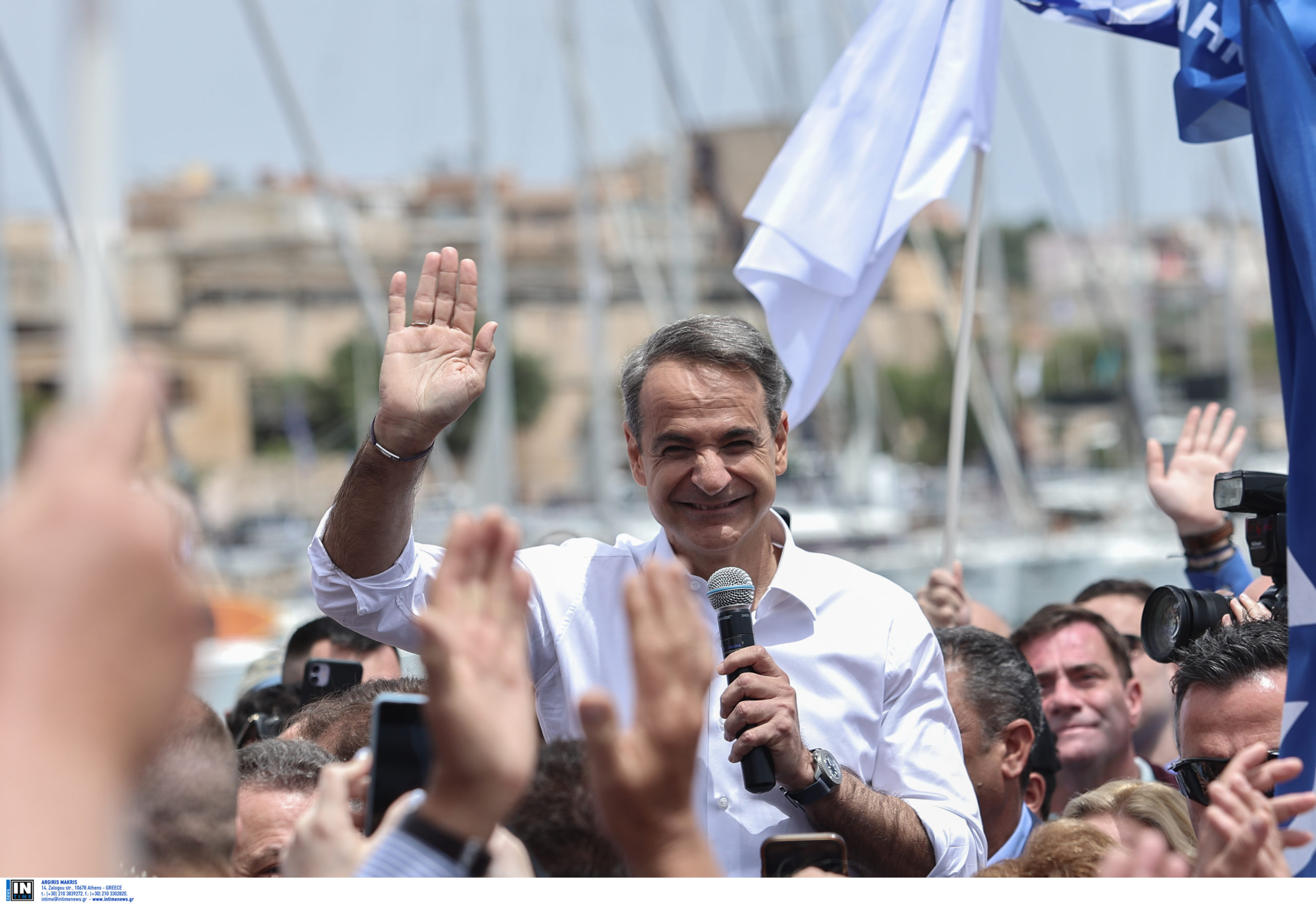 Κυριάκος Μητσοτάκης Λαύριο 