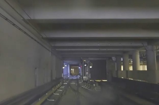 Δοκιμαστική κίνηση συρμού στο μετρό στη Θεσσαλονίκη