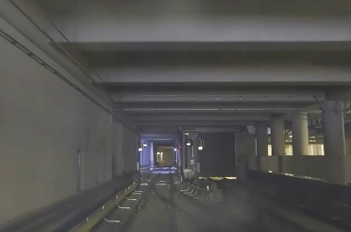 Δοκιμαστική κίνηση συρμού στο μετρό στη Θεσσαλονίκη