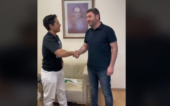 Βασίλης Μίγκος Νίκος Ανδρουλάκης