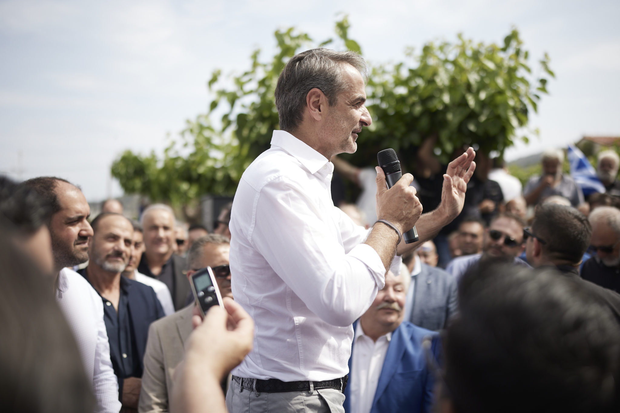 Στην Κρήτη ο Κυριάκος Μητσοτάκης