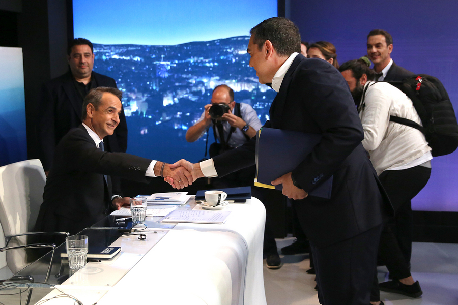 Debate Κυριάκος Μητσοτάκης Αλέξης Τσίπρας