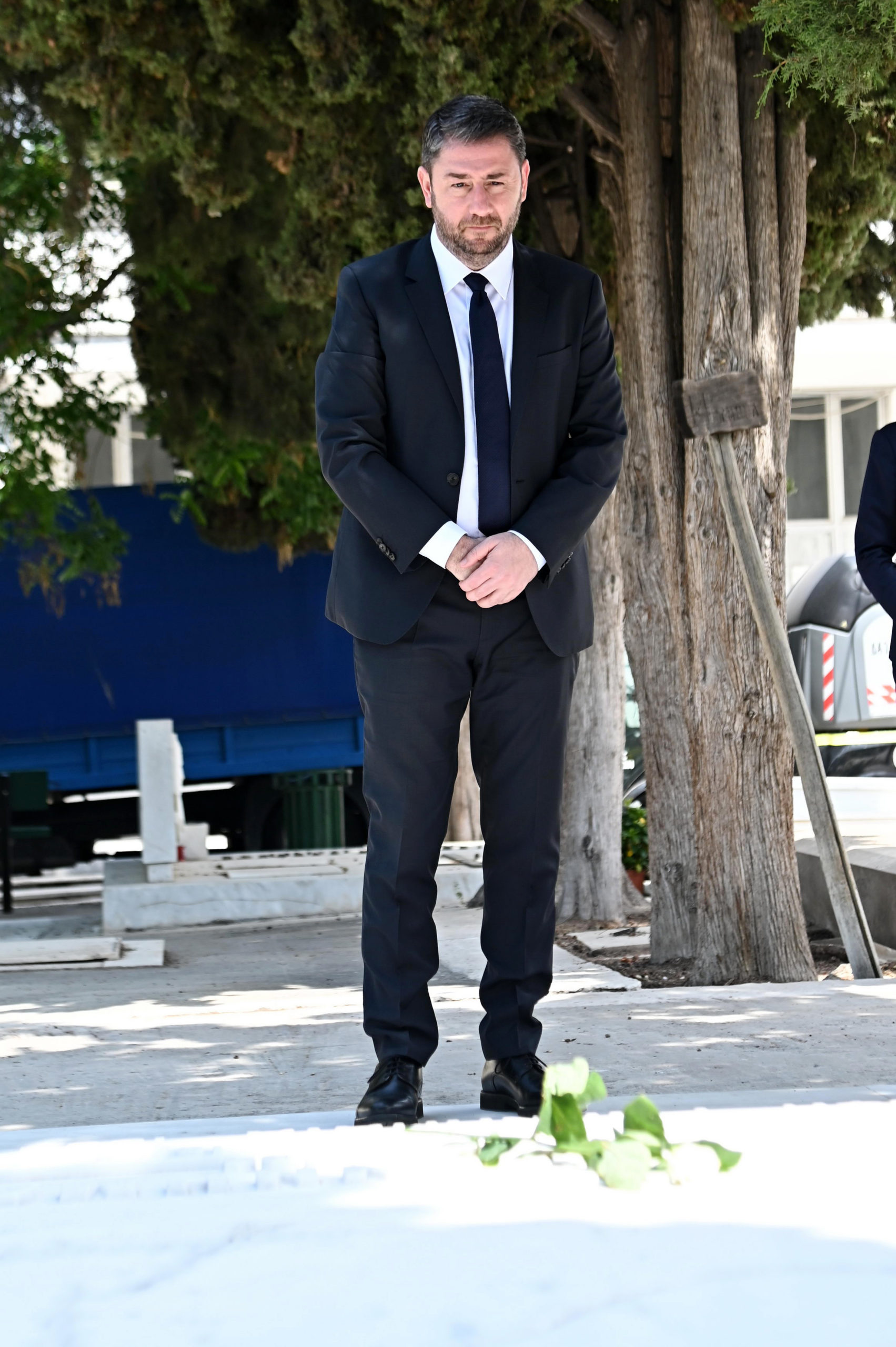 Νίκος Ανδρουλάκης Τάφος Φώφης Γεννηματά