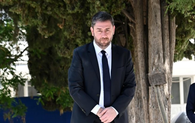 Νίκος Ανδρουλάκης Τάφος Φώφης Γεννηματά