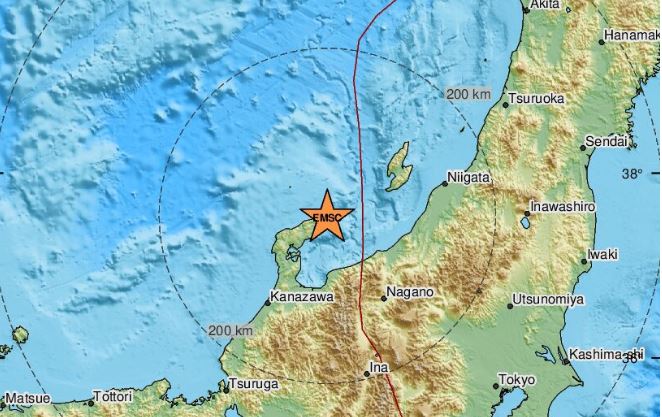 Ισχυρός σεισμός στην Ιαπωνία