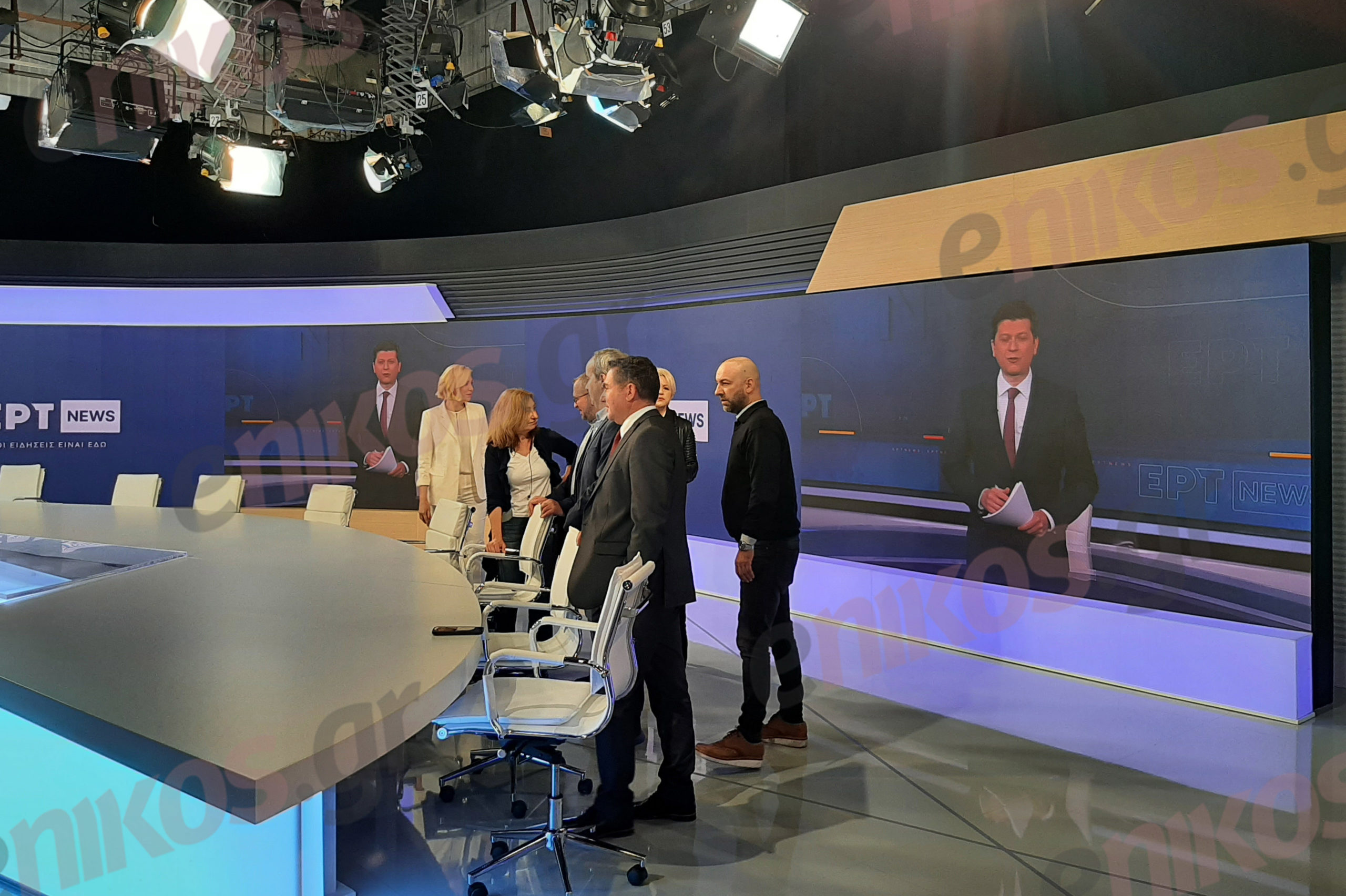 Εκλογές Debate ΕΡΤ στούντιο