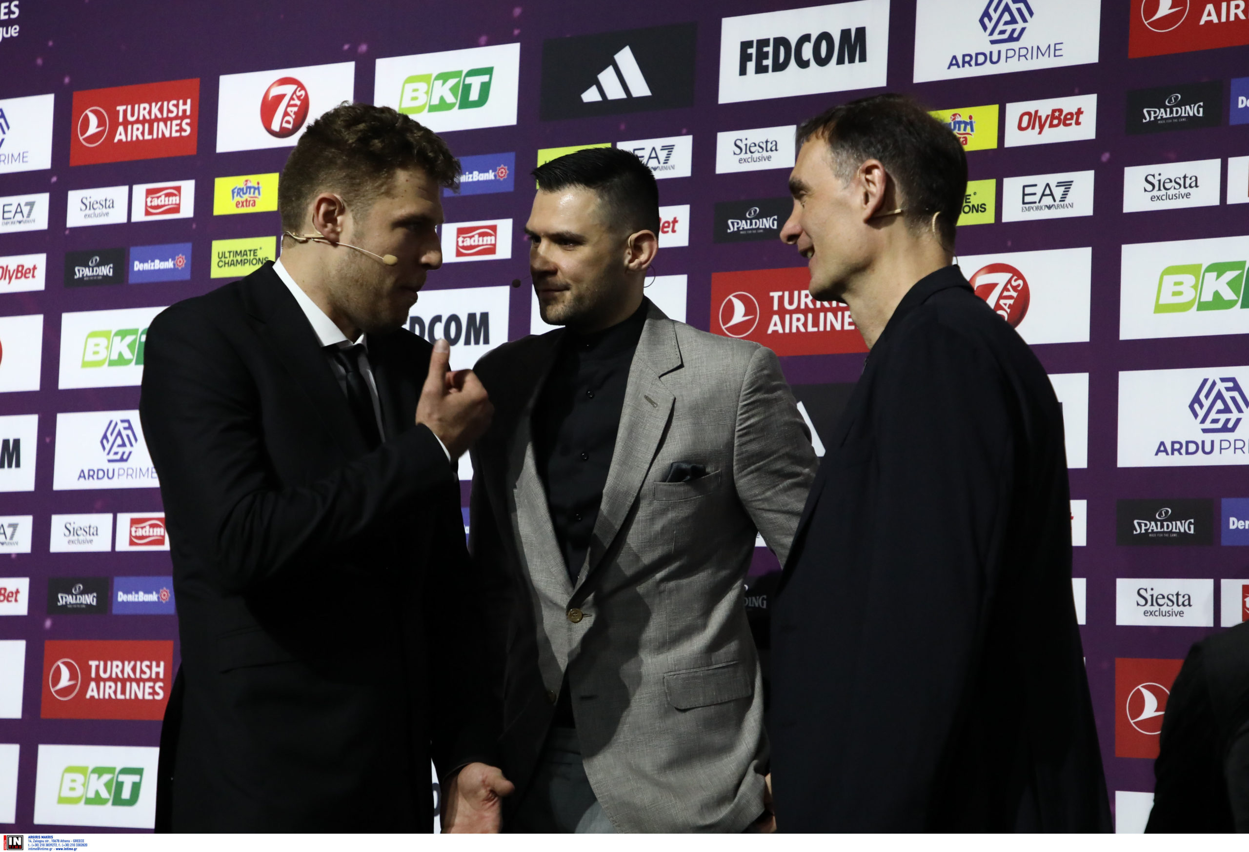 Σάσα Βεζένκοφ Γιώργος Μπαρτζώκας Κώστας Παπανικολάου Final Four 2023