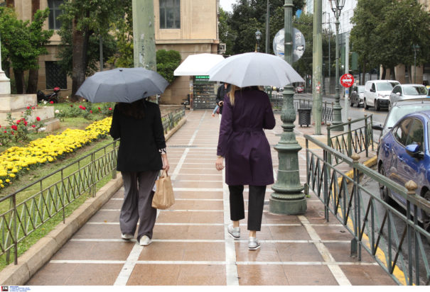 καιρός βροχή καταιγίδες