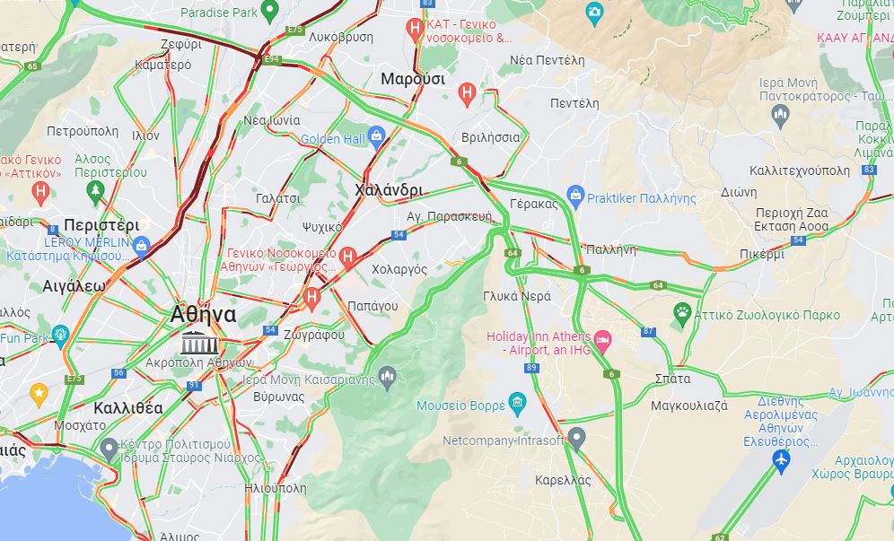 Χάρτης κίνησης