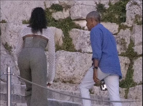 Μπαράκ και Μισέλ Ομπάμα στην Ακρόπολη