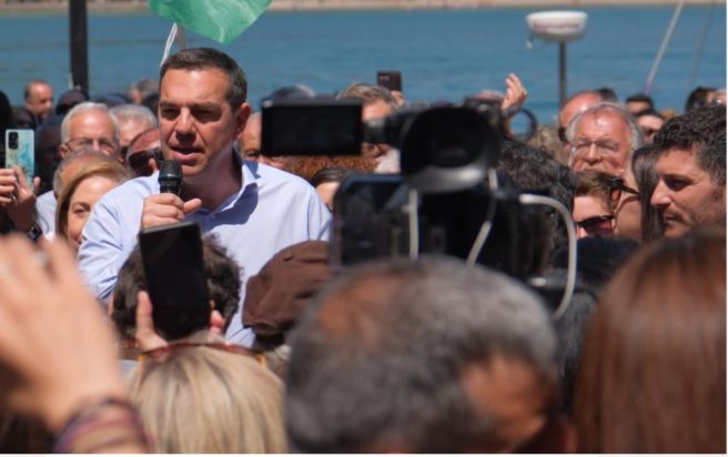 Στην Εύβοια ο Αλέξης Τσίπρας
