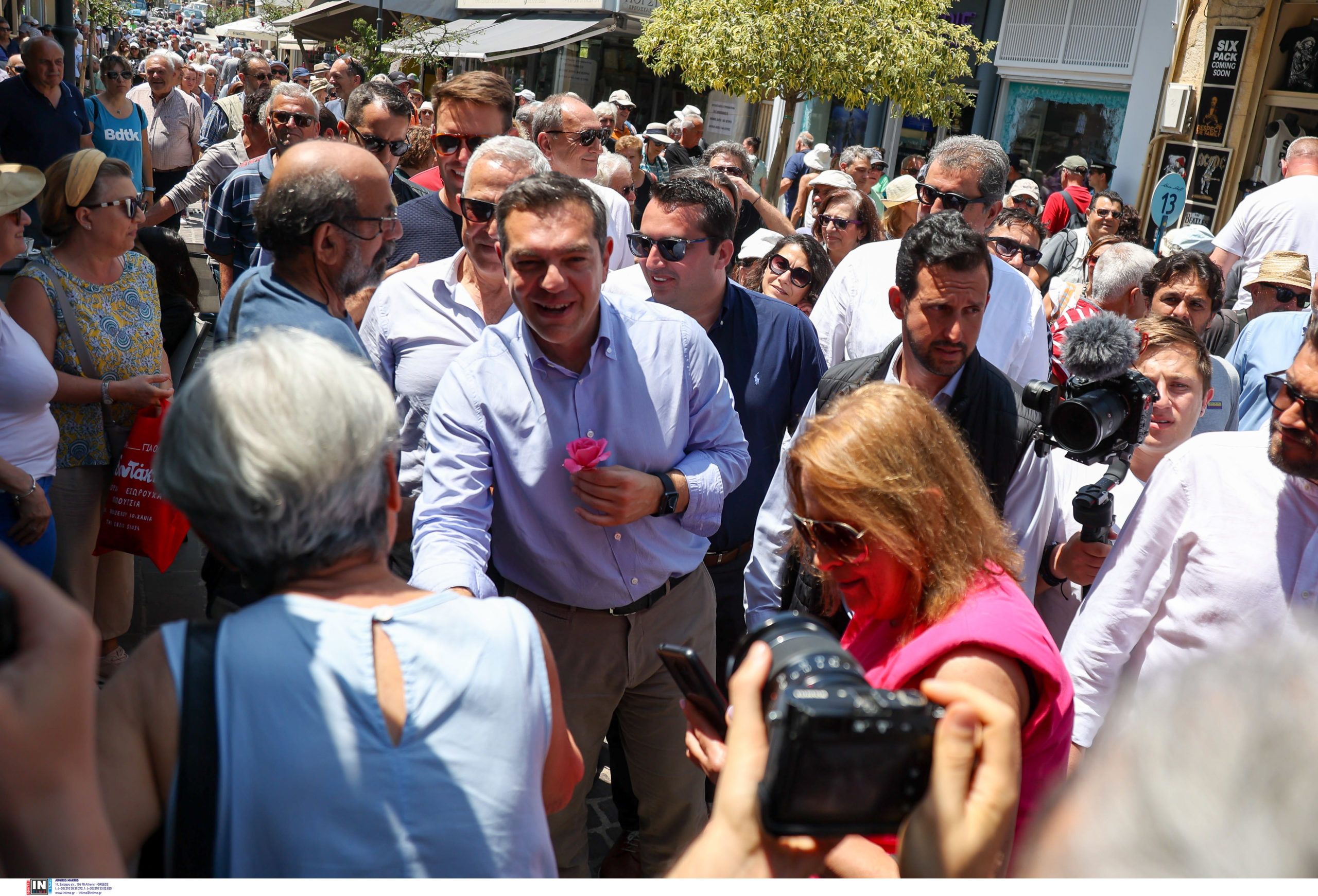 Στα Χανιά ο Αλέξης Τσίπρας