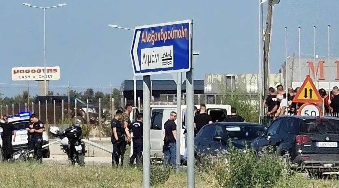 Αλεξανδρούπολη Φορτηγό μετανάστες