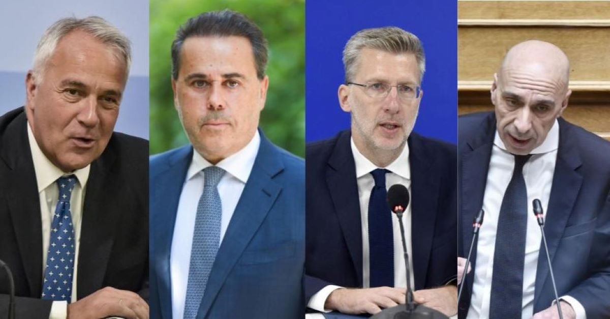 Μάκης Βορίδης Άκης Σκέρτσος Σταύρος Παπασταύρου Γιάννης Μπρατάκος