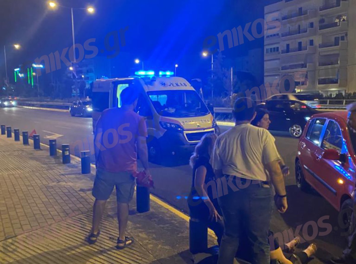 Καραμπόλα στην Σπύρου Λούη: Διασώστες του ΕΚΑΒ αν και είχαν σχολάσει βοήθησαν τους τραυματίες – ΦΩΤΟ αναγνώστη