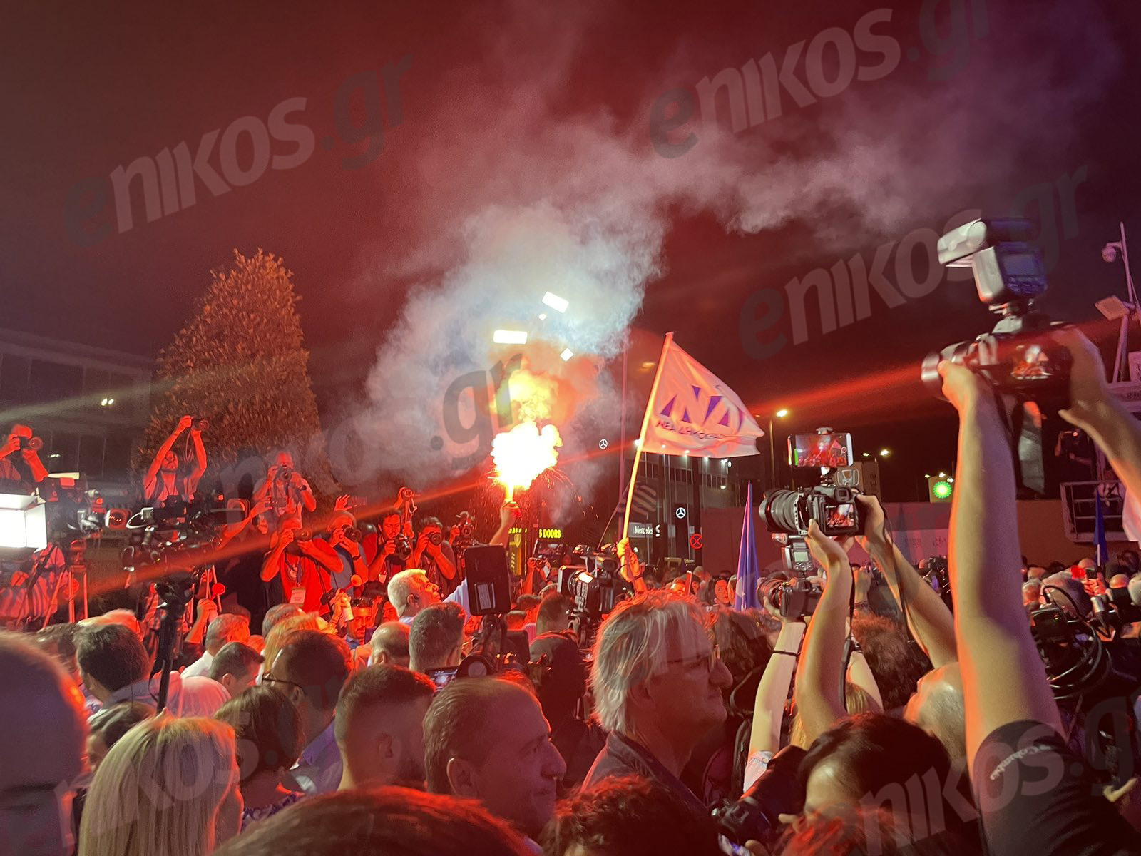 Εκλογές ΝΔ πανηγυρισμοί