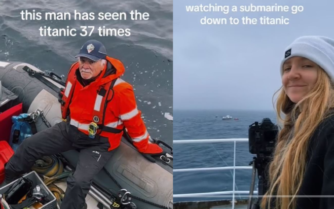 υποβρύχιο βίντεο TikTok