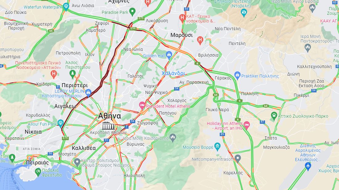 Χάρτης κίνησης