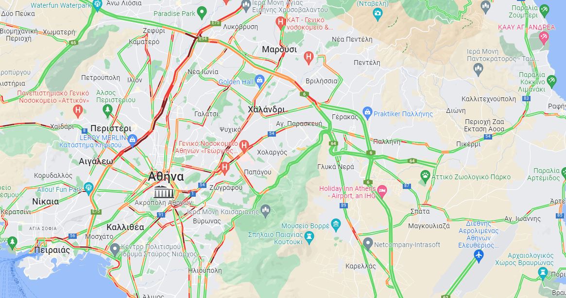 Ο χάρτης της κίνησης