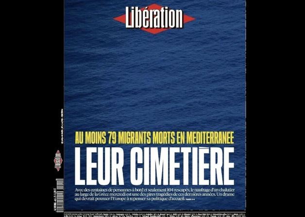 Ναυάγιο στην Πύλο: Τι μεταδίδει ο γαλλικός Τύπος για την πολύνεκρη τραγωδία – Το συγκλονιστικό πρωτοσέλιδο