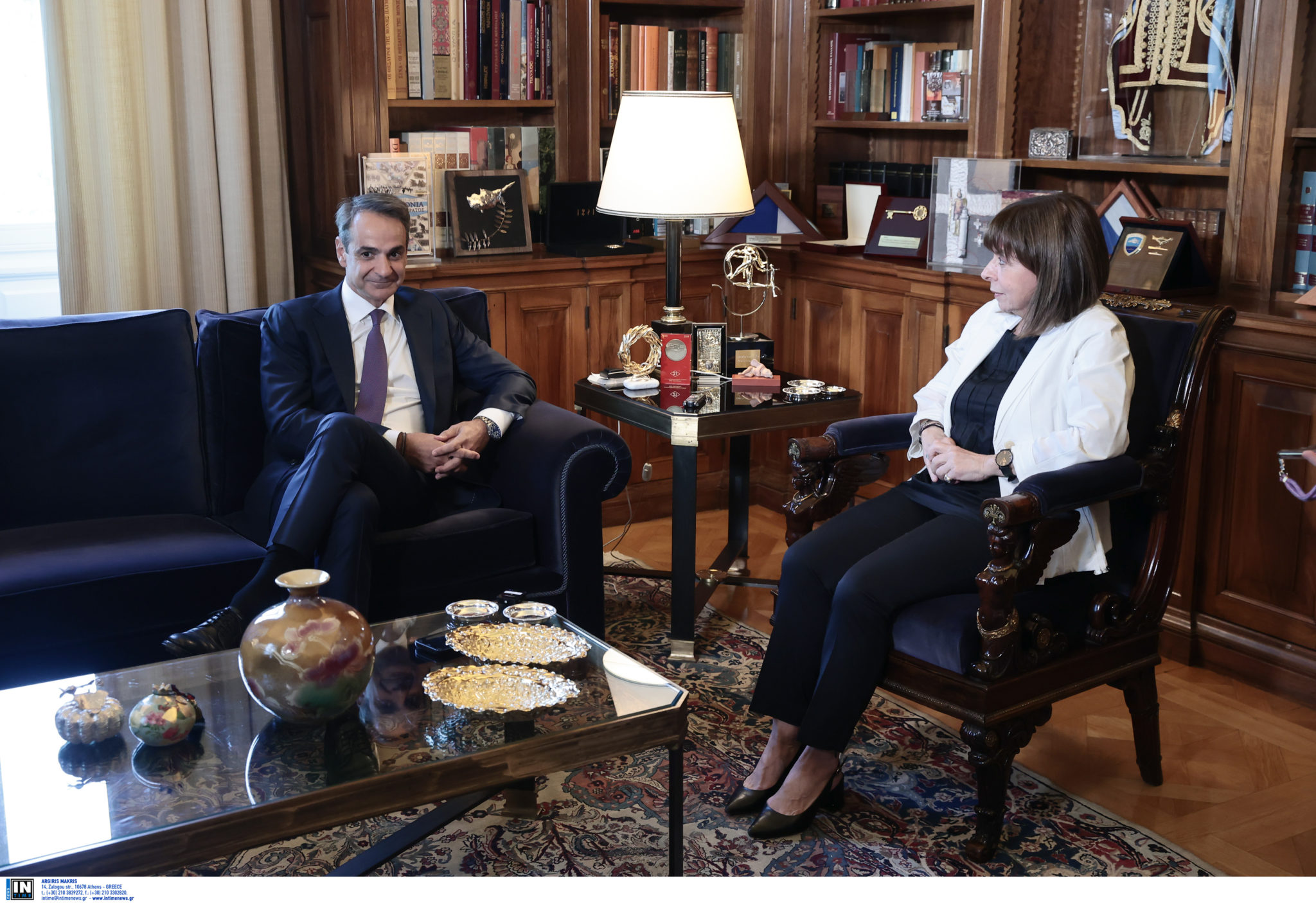 Μητσοτάκης Σακελλαροπουλου