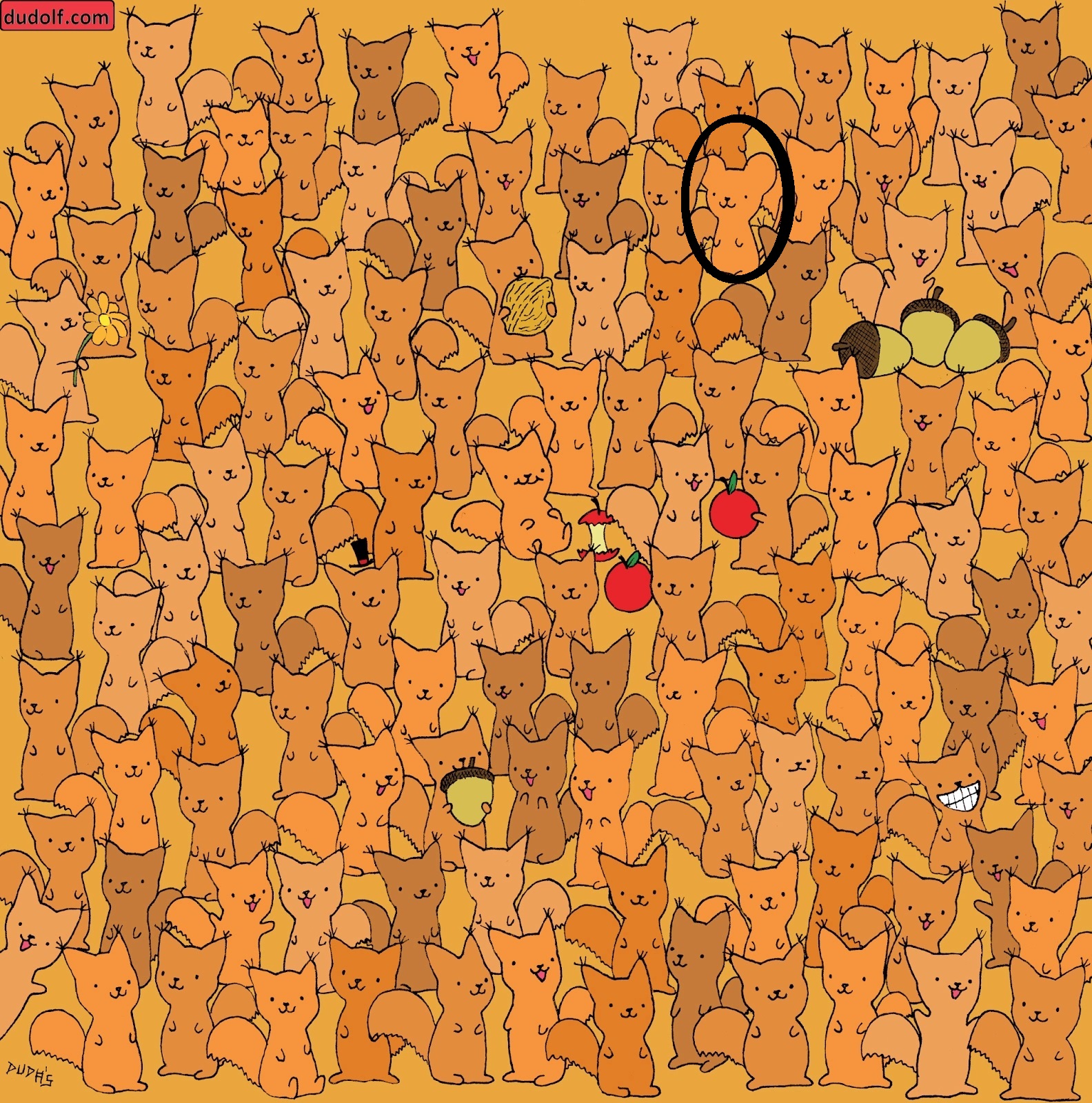 Οπτική ψευδαίσθηση ποντίκι Λύση