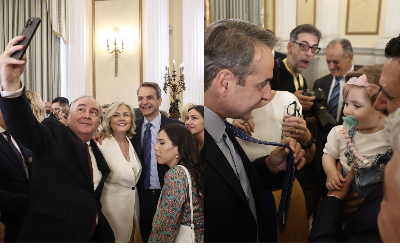 Η ορκωμοσία της κυβέρνησης: Τα «πηγαδάκια», οι selfie και τα παιδιά που έκλεψαν την παράσταση