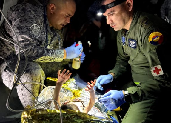 Κολομβία παιδί διάσωση