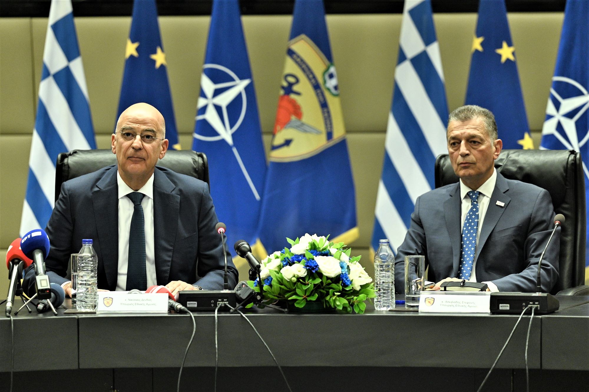  τελετή παράδοσης παραλαβής υπουργείο Εθνικής Άμυνας