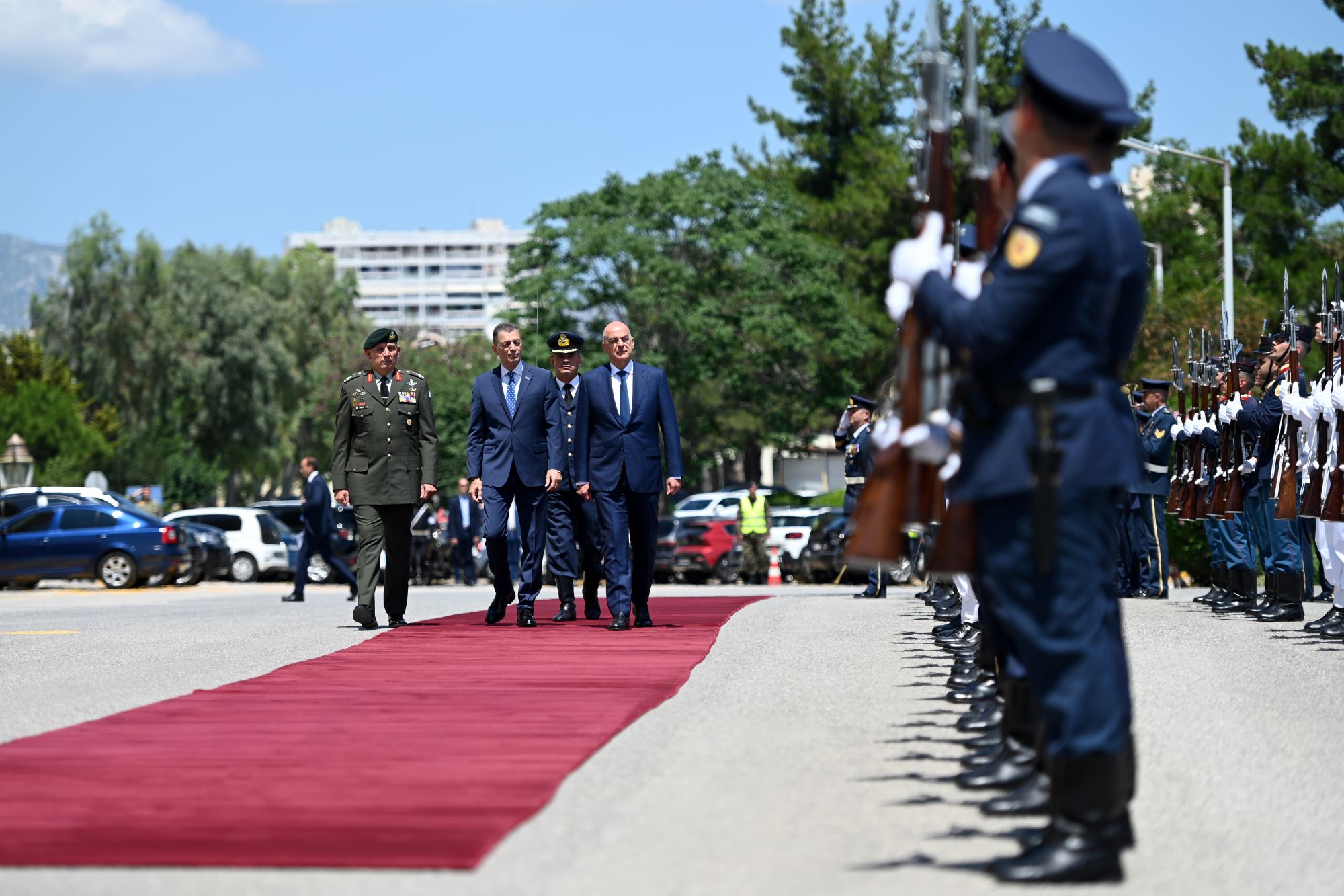  τελετή παράδοσης παραλαβής υπουργείο Εθνικής Άμυνας