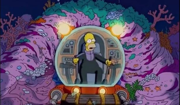 The Simpsons υποβρύχιο Τιτανικός