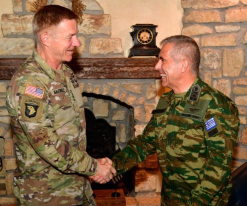 Συνάντηση Αρχηγού ΓΕΣ με Αμερικανό Στρατηγό