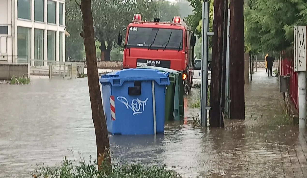 Τρίκαλα κακοκαιρία