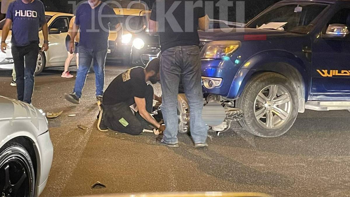 Ηράκλειο: Τροχαίο στον κόμβο Βιομηχανικής – Γυναίκα βρέθηκε κάτω από τις ρόδες αγροτικού