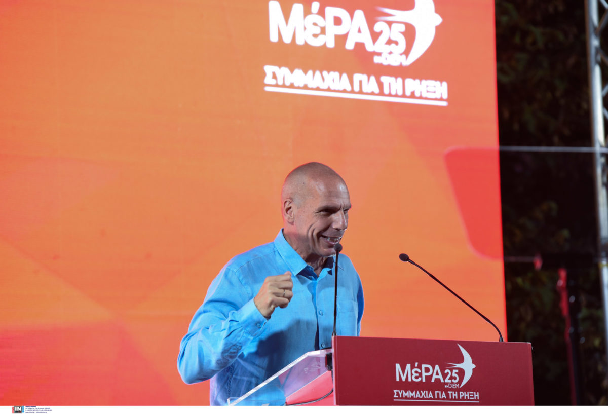 Βαρουφάκης: Μαχητική αντιπολίτευση της σύγχρονης Αριστεράς το ΜέΡΑ25