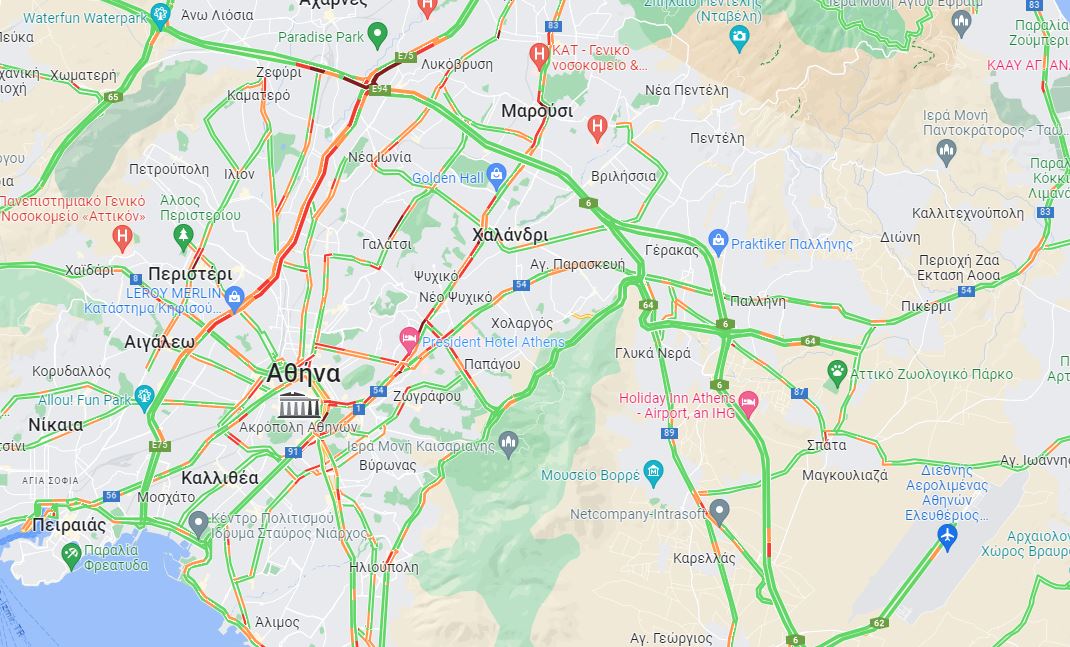 Ο χάρτης της κίνησης