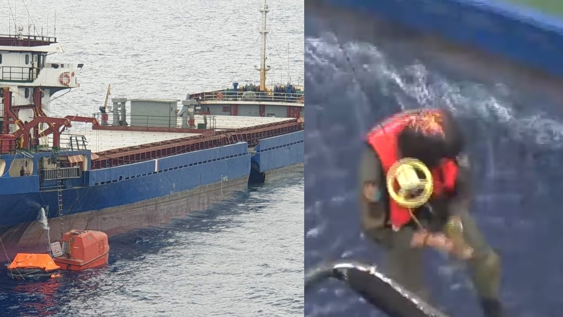 Χίος σύγκρουση πλοίων Έλληνας Διασώστης