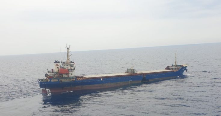 Χίος Σύγκρουση φορτηγών πλοίων