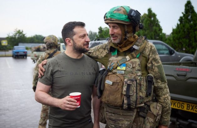 Βολοντίμιρ Ζελένσκι στρατιώτης