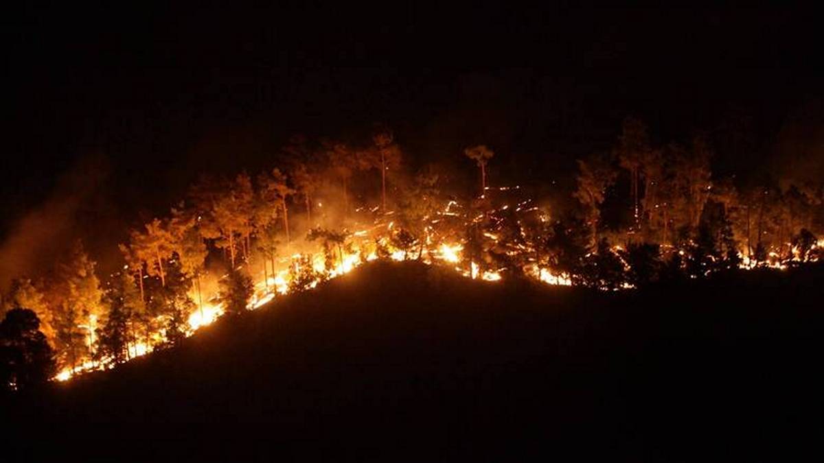 Ρόδος: Μάχη με τις αναζωπυρώσεις εξακολουθούν να δίνουν στην Ρόδο πυροσβέστες και εθελοντές